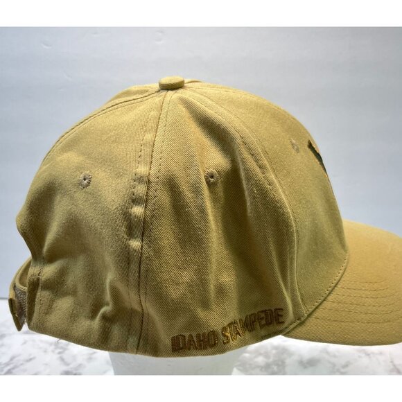 Idaho State Camo Strapback Hat Support Our Troops Baseball Cap Brown stampede - Picture 7 of 9